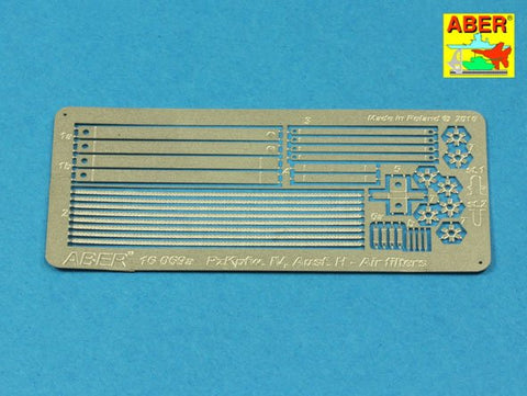 アベール 16069 1/16 ドイツ IV号戦車H型エアクリーナー（トランペッター用)