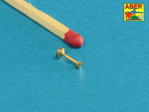 アベール 16110 1/16 六角ボルト15個・ナット10個真鍮削りだし(1.6x4.0mm)