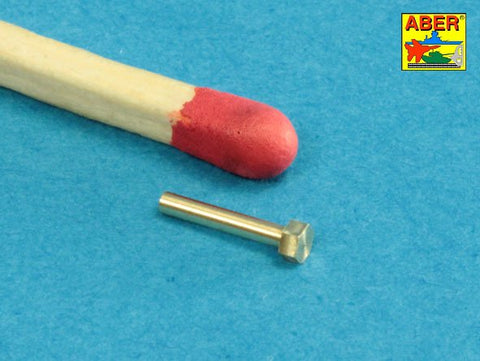 アベール 16110 1/16 六角ボルト15個・ナット10個真鍮削りだし(1.6x4.0mm)