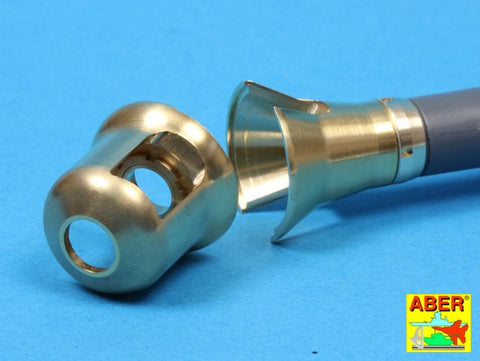 アベール 16L08 1/16 ドイツ タイガーI型初期・タイガーII ポルシェ砲塔用マズルブレーキ