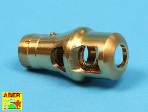 アベール 16L09 1/16 ドイツ キングタイガー ヘンシェル砲塔・タイガーI後期型用マズルブレーキ（タミヤ・トランペッター用）