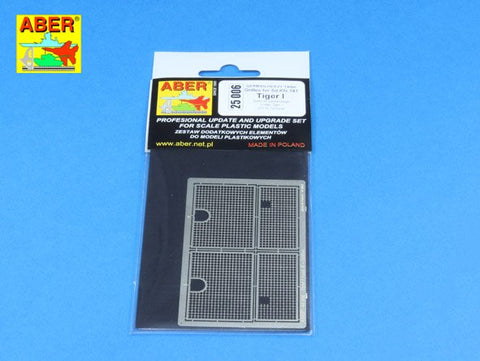 アベール 25006 1/25 ドイツ タイガーI エンジングリル(タミヤ用)