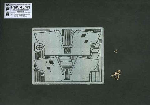 アベール 35158 1/35 ドイツ 88ミリ対戦車砲 PAK43/41 Vol.2防盾セット（AFVクラブ用)