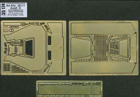 アベール 35174 1/35 ドイツ Sdkfz.251/1D型兵員輸送車Vol.8後期型上部装甲（ドラゴン用)