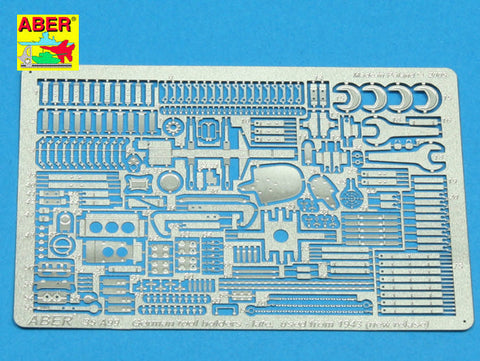 アベール 35A099 1/35 ドイツ 車両装備品フックセット1943-45年
