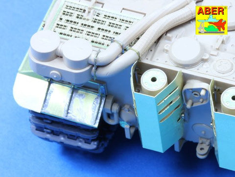 アベール 35A125 1/35 ドイツ タイガーI 型チェニジア フェンダー・排気管カバー(タミヤ/ライフィールドモデル用)