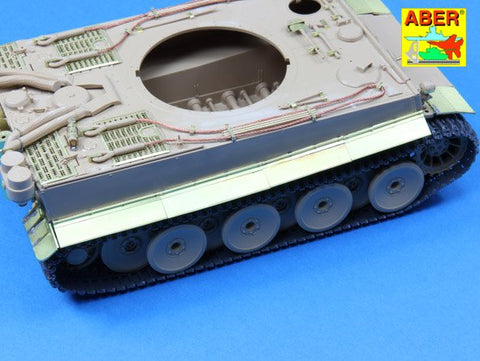 アベール 35A125 1/35 ドイツ タイガーI 型チェニジア フェンダー・排気管カバー(タミヤ/ライフィールドモデル用)