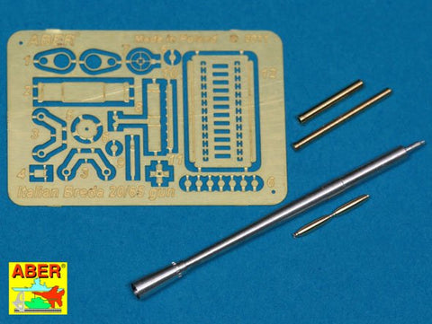 アベール 35L116 1/35 イタリア 20mmL/65ブレダ機関砲(イタレリ用)