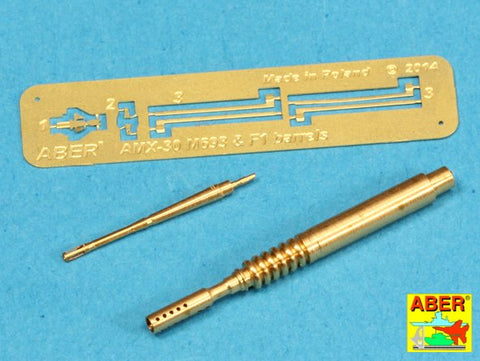 アベール 35L142 1/35 フランス AMX30用 20mm/M693機関砲・F1 7,62mm機関銃銃身(MENG用)