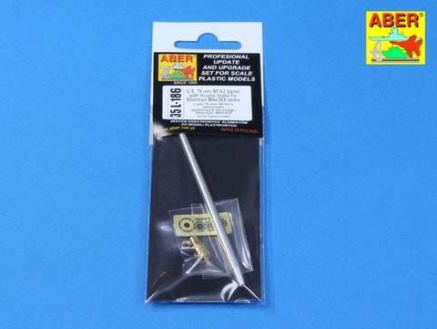 アベール 35L186 	1/35 アメリカ M4A3E8シャーマン用 76mmM1A2砲身(タミヤ用)