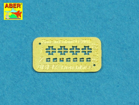 アベール 35L198 1/35 イギリス ヴィッカース中戦車用 砲身・機銃(ホビーボス用)