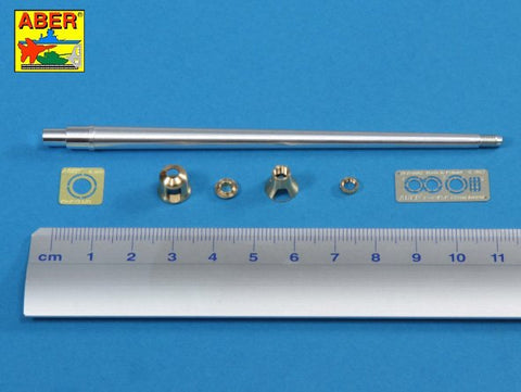 アベール 35L214 1/35 キングタイガー ポルシェ砲塔 初期型用 8.8cm Kw.K43 (L/71) 砲身（タコム用）