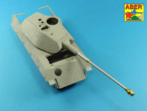 アベール 35L215 1/35 キングタイガー ポルシェ砲塔 後期型8.8cm Kw.K43 (L/71)砲身 (タコム用）