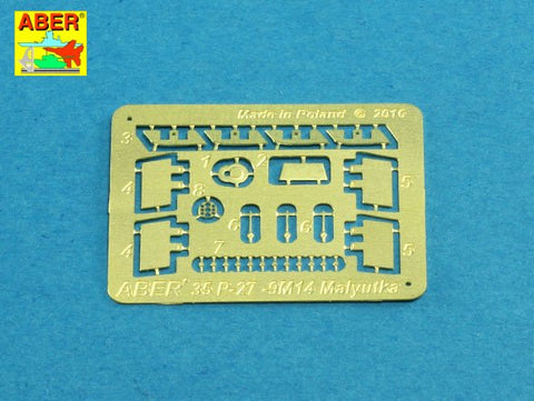 アベール 35P27 1/35 ソビエト 9M14マリュートカ(AT3サガー)対戦車ミサイル)