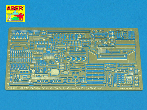アベール 48017 1/48 ドイツ IV号戦車H/J型基本セット(タミヤ用)