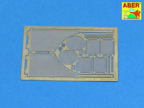 アベール 48A27 1/48 キングタイガー（ポルシェ砲塔）用グリル（タミヤ用）