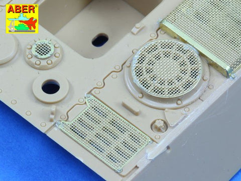 アベール 48A27 1/48 キングタイガー（ポルシェ砲塔）用グリル（タミヤ用）