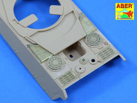 アベール 48A28 1/48 キングタイガー（ヘンシェル砲塔）用グリル（タミヤ用）