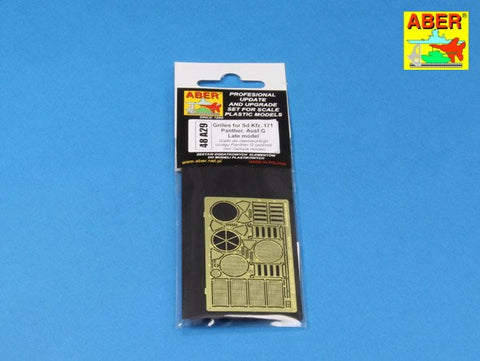 アベール 48A29 1/48 パンサーG型後期用グリル（タミヤ用）