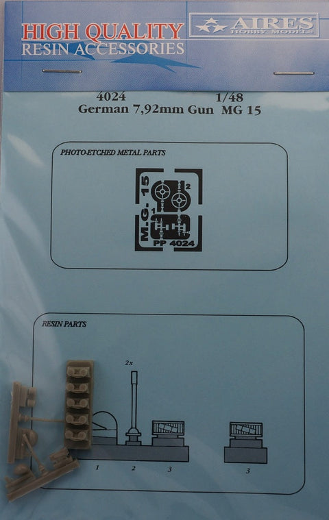 アイリス 4024 1/48 ドイツ MG 15 7,92mm機銃(汎用)