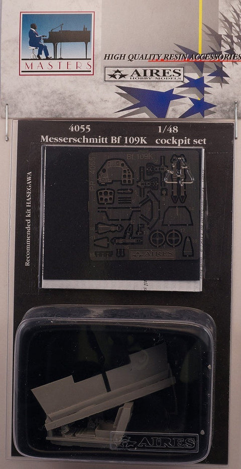 アイリス 4055 1/48 Bf 109K コクピットセット(HASEGAWA用)