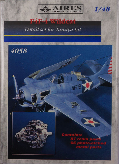 アイリス 4058 1/48 F4F-4 ワイルドキャット ディテールセット(TAMIYA用)