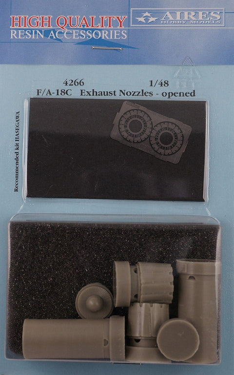 アイリス 4266 1/48 F/A-18C ホーネット 排気ノズル オープン(HASEGAWA用)