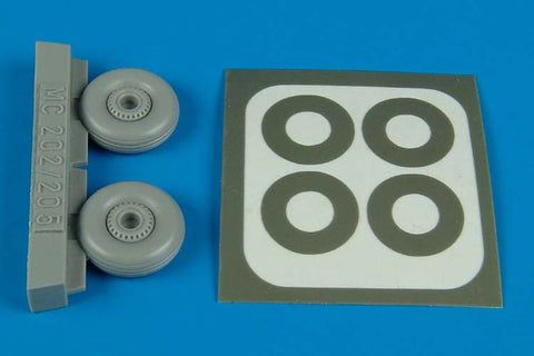 アイリス 4493 1/48 マッキ MC.202 フォルゴーレ/MC.205 ベルトロ 主輪とペイントマスク(汎用)