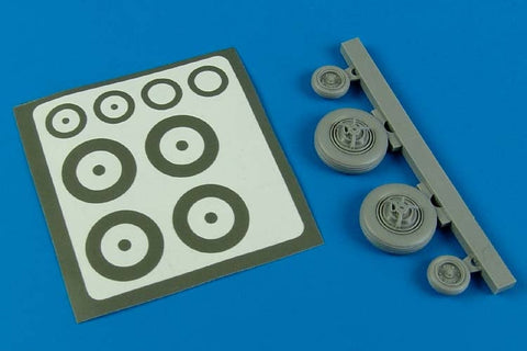 アイリス 4589 1/48 F-100 スーパーセイバー車輪とペイントマスク(TRUM/MONOG用)