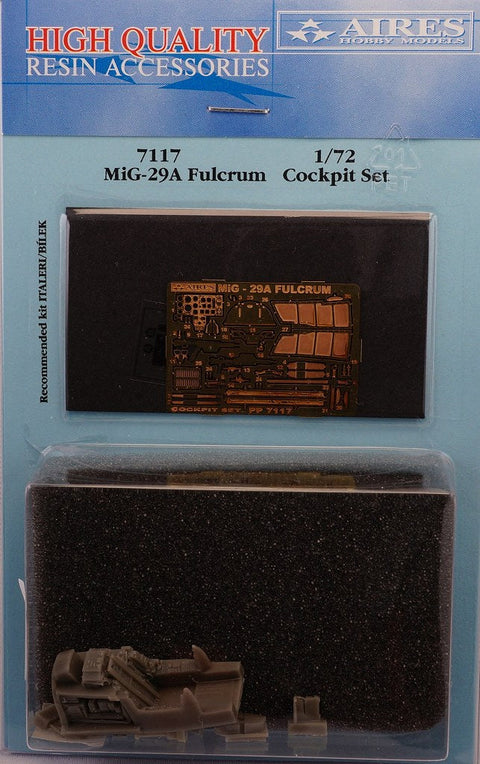 アイリス 7117 1/72 MiG-29A フルクラム コクピットセット(イタレリ用)