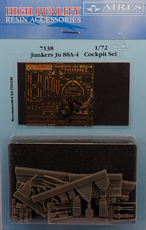 アイリス 7138 1/72 ユンカース Ju88A-4 コクピット(イタレリ用)