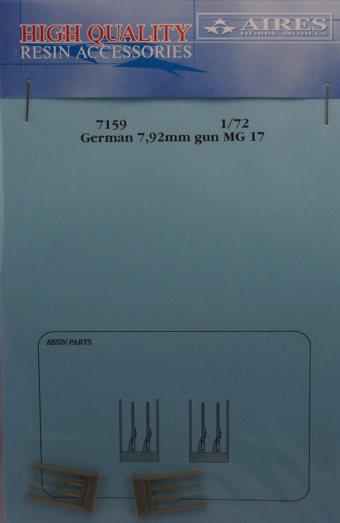 アイリス 7159 1/72 ドイツ 7,92mm 機関銃 MG 17(汎用)