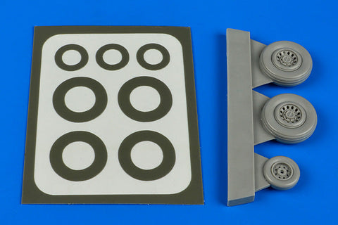 アイリス 7319 1/72 デ・ハビランド シーヴィクセン ホイール&タイヤ(汎用)