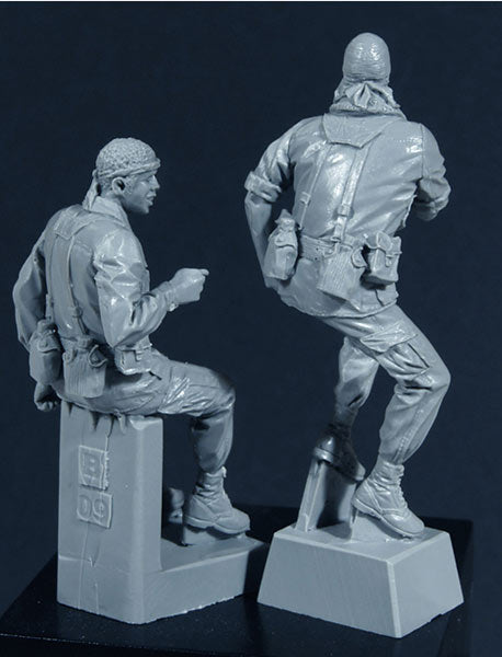 ブラボー6 35009 1/35 アメリカ 機械化部隊兵士(2) ベトナム'68(2体セット)