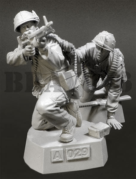 ブラボー6 35029 1/35 アメリカ海兵隊(3) 機関銃チーム テト攻勢'68(2体セット)