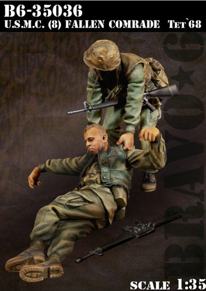 ブラボー6 35036 1/35 アメリカ海兵隊(8)戦友の死 テト攻勢'68(2体セット)