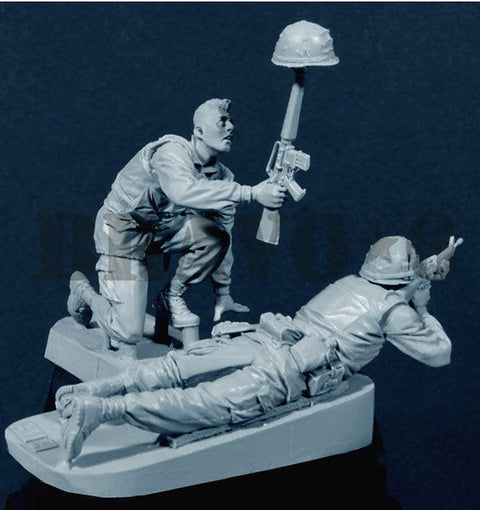 ブラボー6 35037 1/35 アメリカ海兵隊(9)”狙撃手は何処だ” テト攻勢'68(2体セット)