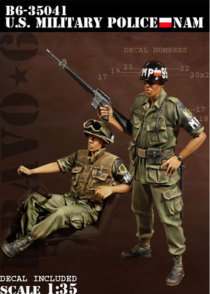 ブラボー6 35041 1/35 アメリカ 憲兵 ベトナム(2体セット)