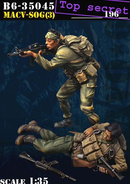 ブラボー6 35045 1/35 アメリカ ベトナム極秘作戦(3)(2体セット)