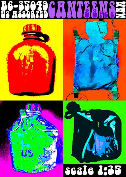 ブラボー6 35049 1/35 アメリカ 様々な水筒セット ベトナム