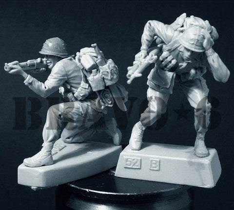 ブラボー6 35052 1/35 アメリカ 歩兵ベトナム(3)M79射手と小銃兵(2体セット)