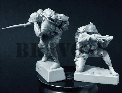 ブラボー6 35052 1/35 アメリカ 歩兵ベトナム(3)M79射手と小銃兵(2体セット)