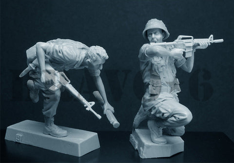 ブラボー6 35057 1/35 アメリカ 歩兵ベトナム(8)"俺に続け!"