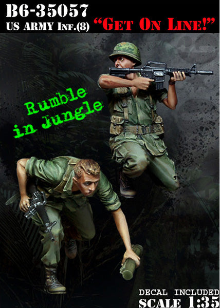 ブラボー6 35057 1/35 アメリカ 歩兵ベトナム(8)"俺に続け!"