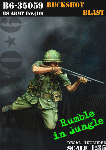 ブラボー6 35059 1/35 アメリカ 歩兵ベトナム(10) ショットガンを撃つ歩兵