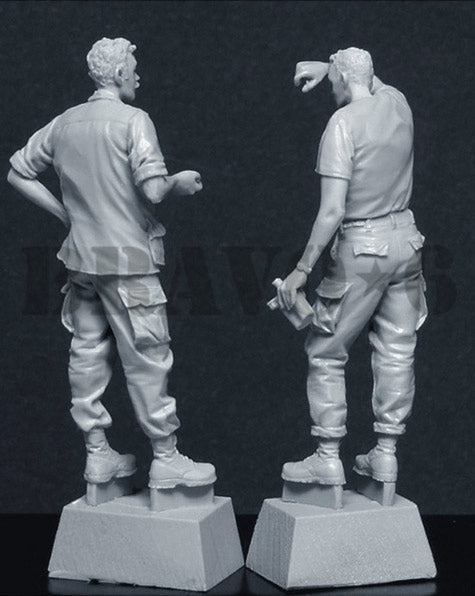 ブラボー6 35060 1/35 アメリカ 兵士ベトナム 小休止(2体セット)