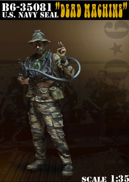 ブラボー6 35081 1/35 アメリカ ネービーシールズ「デッドマシーン」(ベトナム戦争)