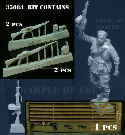 ブラボー6 35084 1/35 ストーナーM63A/Mk.23 軽機関銃(2丁セット)