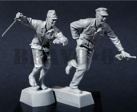 ブラボー6 35105 1/35 ペリリューの戦い 海兵隊と日本兵(2体セット)