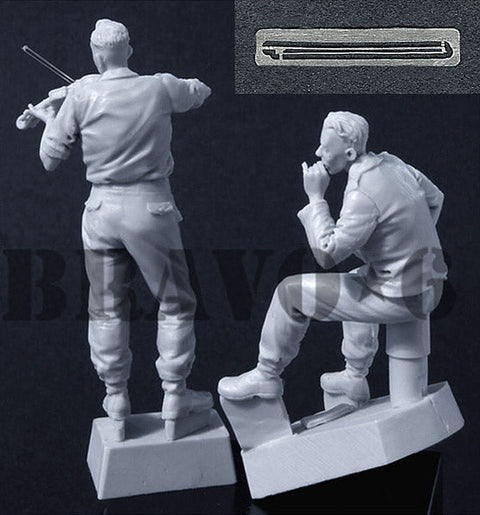 ブラボー6 35107 1/35 ドイツ戦車兵「リリー・マルレーン」(2体セット)